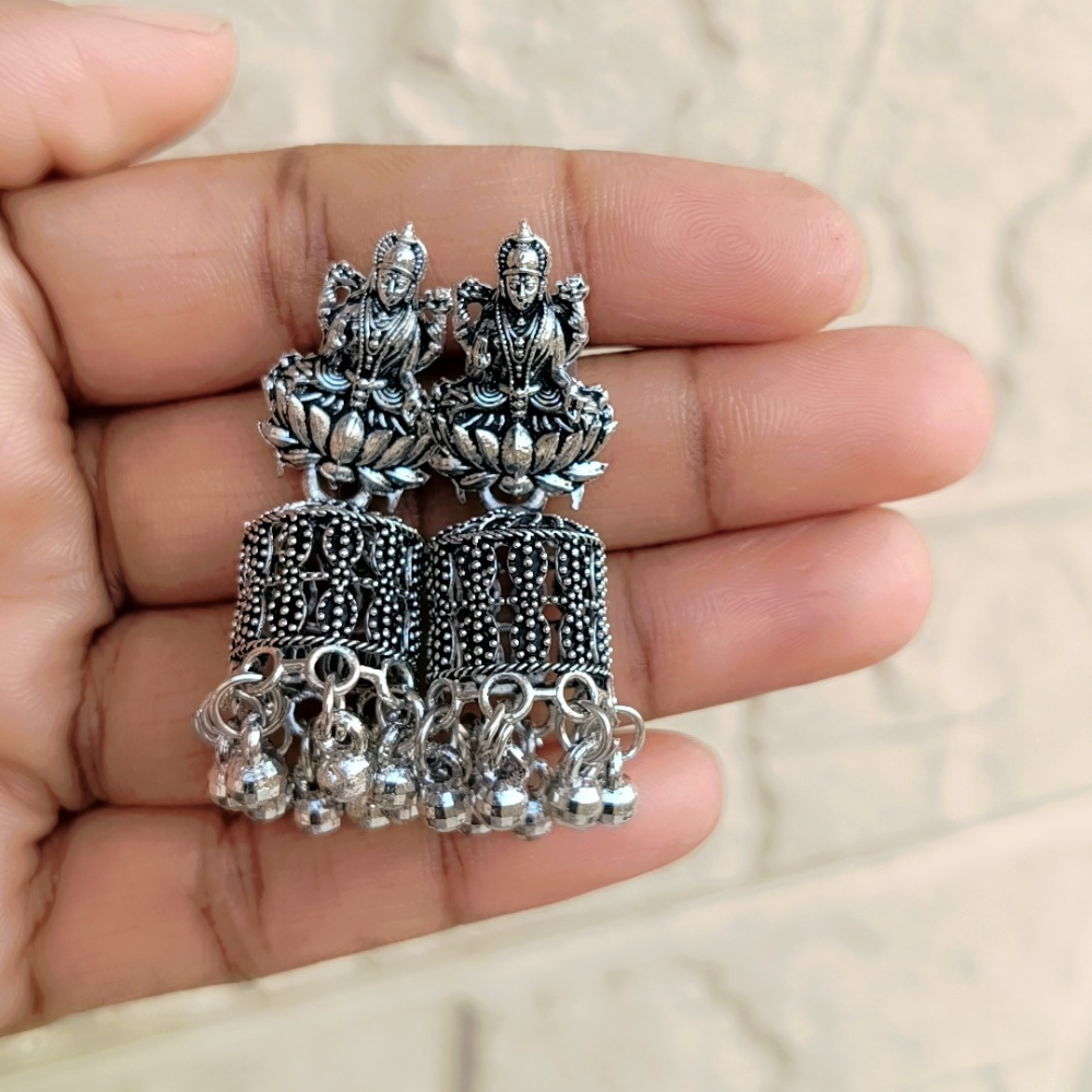 16 Pairs stylish oxidised Earrings set for women - Trendy & Ethnic Jewellery Collection - Image 6